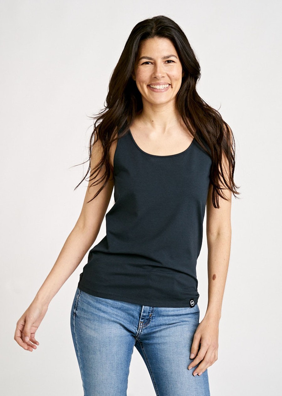 Damen wijld Tops | Damen Tank Top Carbon