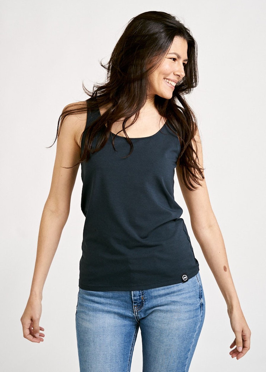 Damen wijld Tops | Damen Tank Top Carbon