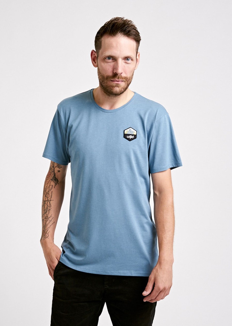 Herren wijld Patch Shirts | Herren Woodshirt Blue Mountains