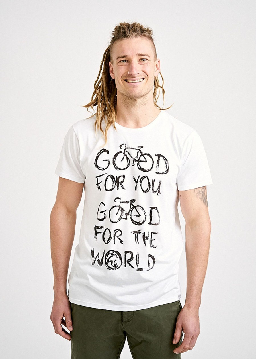 Herren wijld Motiv Shirts | Herren Good For The World Woodshirt