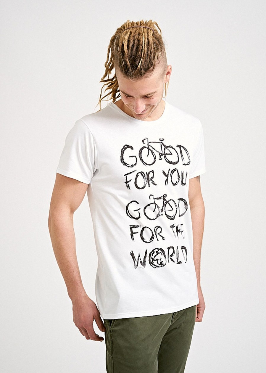 Herren wijld Motiv Shirts | Herren Good For The World Woodshirt