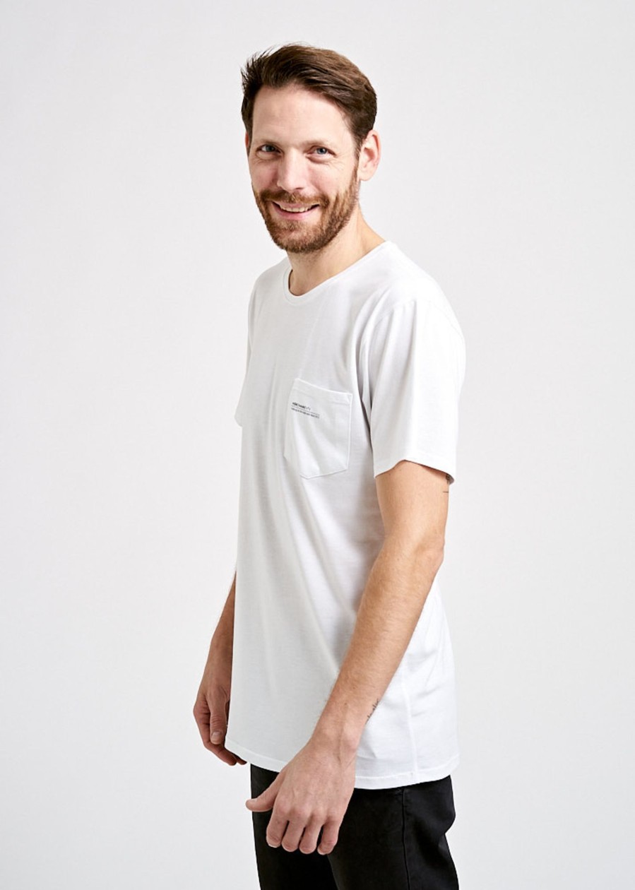 Herren wijld T-Shirts | Herren Pocket Woodshirt Bright White