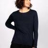 Damen wijld Pullover | Damen Tule Strickpullover Indigo Blue