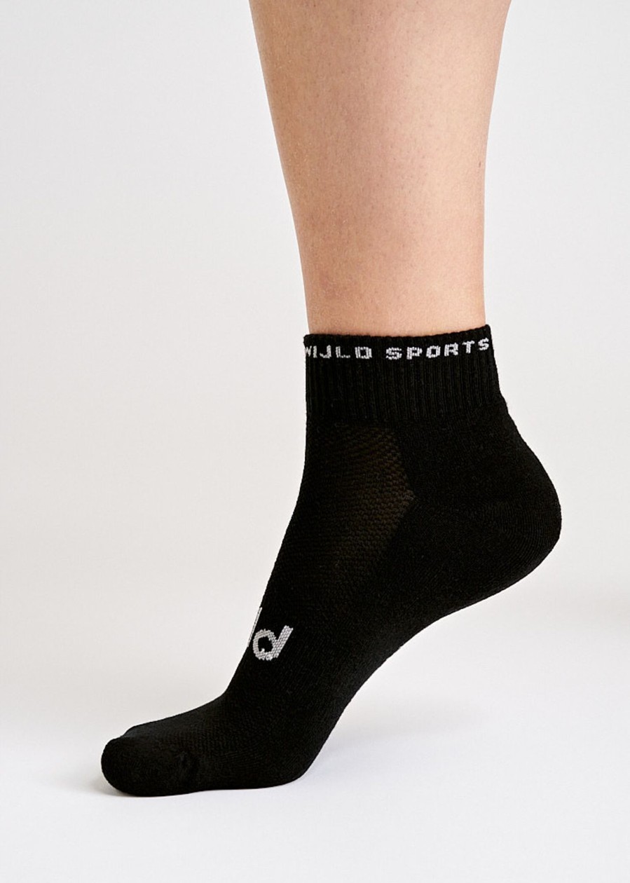 Herren wijld Socken | Halbhohe Sportsocken Black