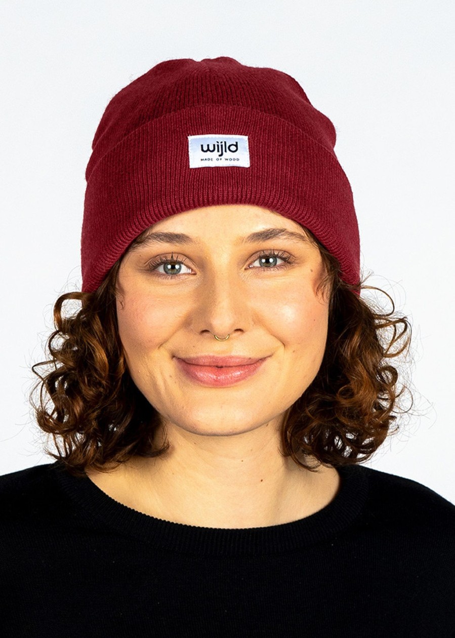 Herren wijld Kopfbedeckungen | Beanie Red