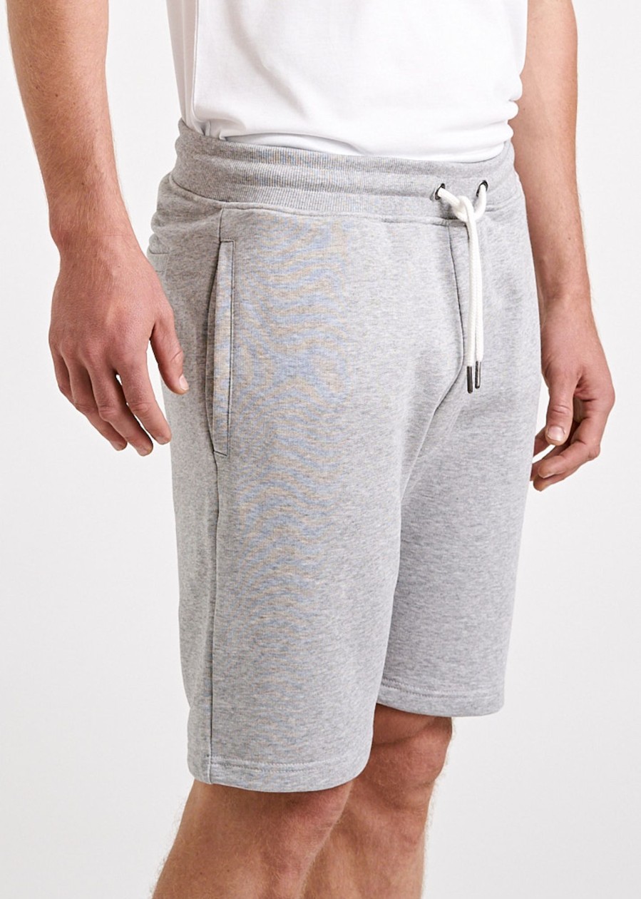 Herren wijld Shorts | Herren Sweat Shorts Gray Melange