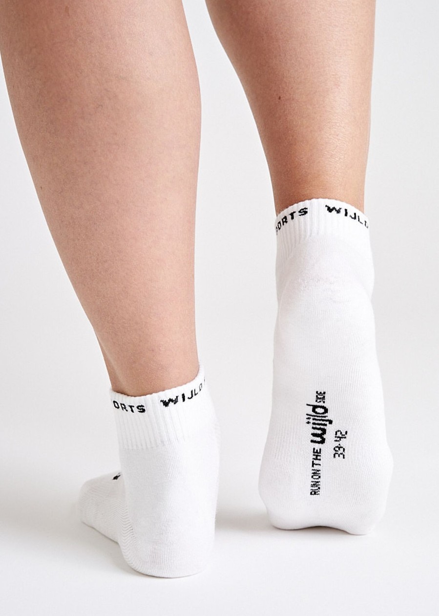 Herren wijld Socken | Halbhohe Sportsocken Bright White