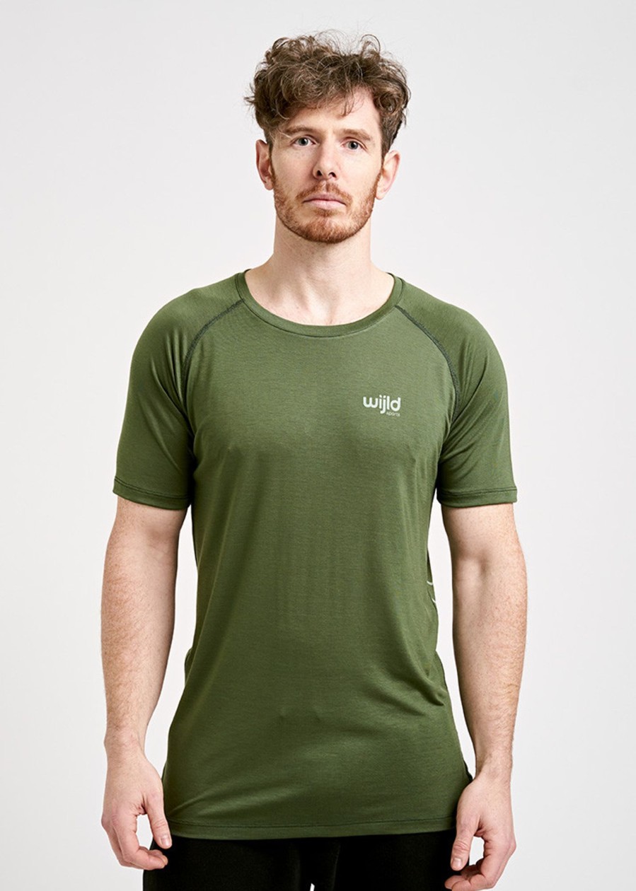 Herren wijld Shirts & Tops | Herren Sportshirt Olive