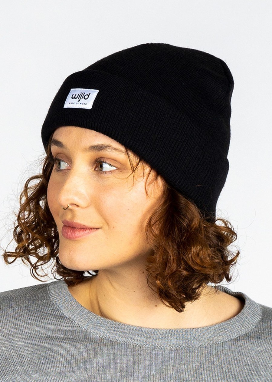 Herren wijld Kopfbedeckungen | Beanie Black