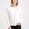 Damen wijld Langarmshirts | Damen Langarmshirt Bright White Cuff