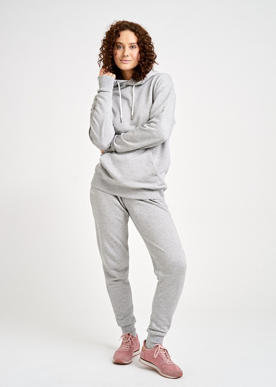 Damen wijld Sweatshirts & Hoodies | Damen Hoodie Gray Melange