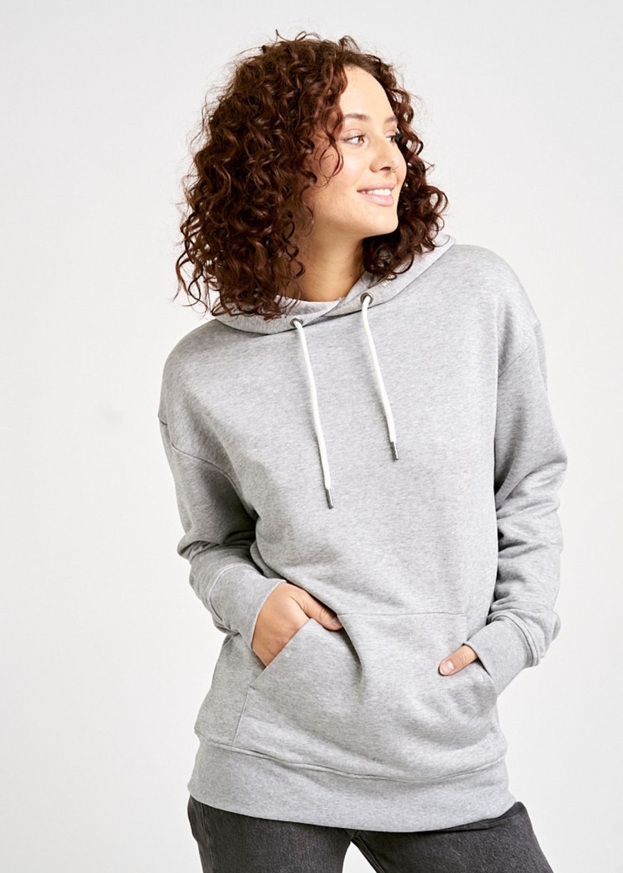 Damen wijld Sweatshirts & Hoodies | Damen Hoodie Gray Melange