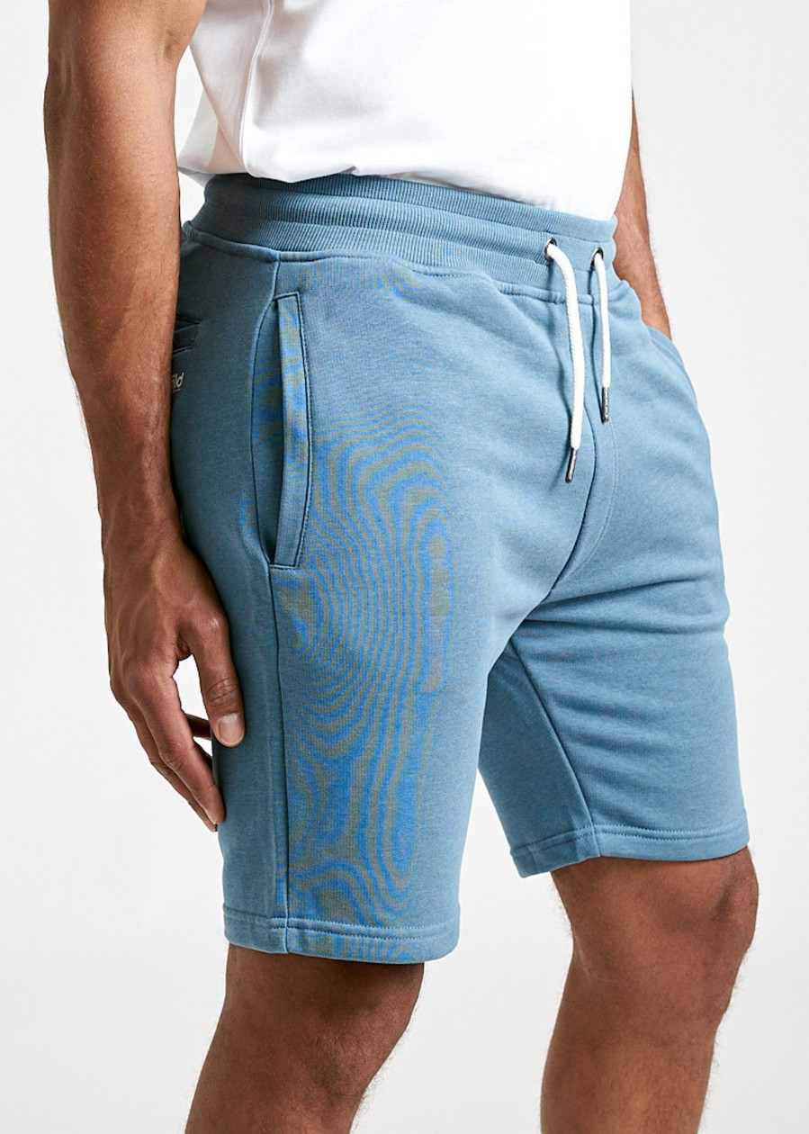 Herren wijld Shorts | Herren Sweat Shorts Blue Stone