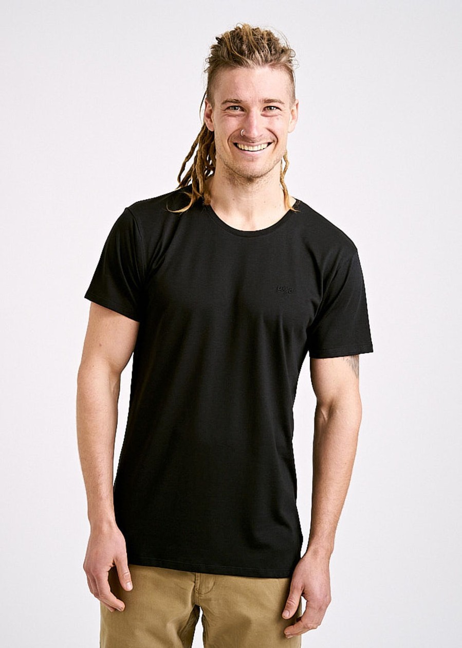 Herren wijld T-Shirts | Herren Woodshirt Black