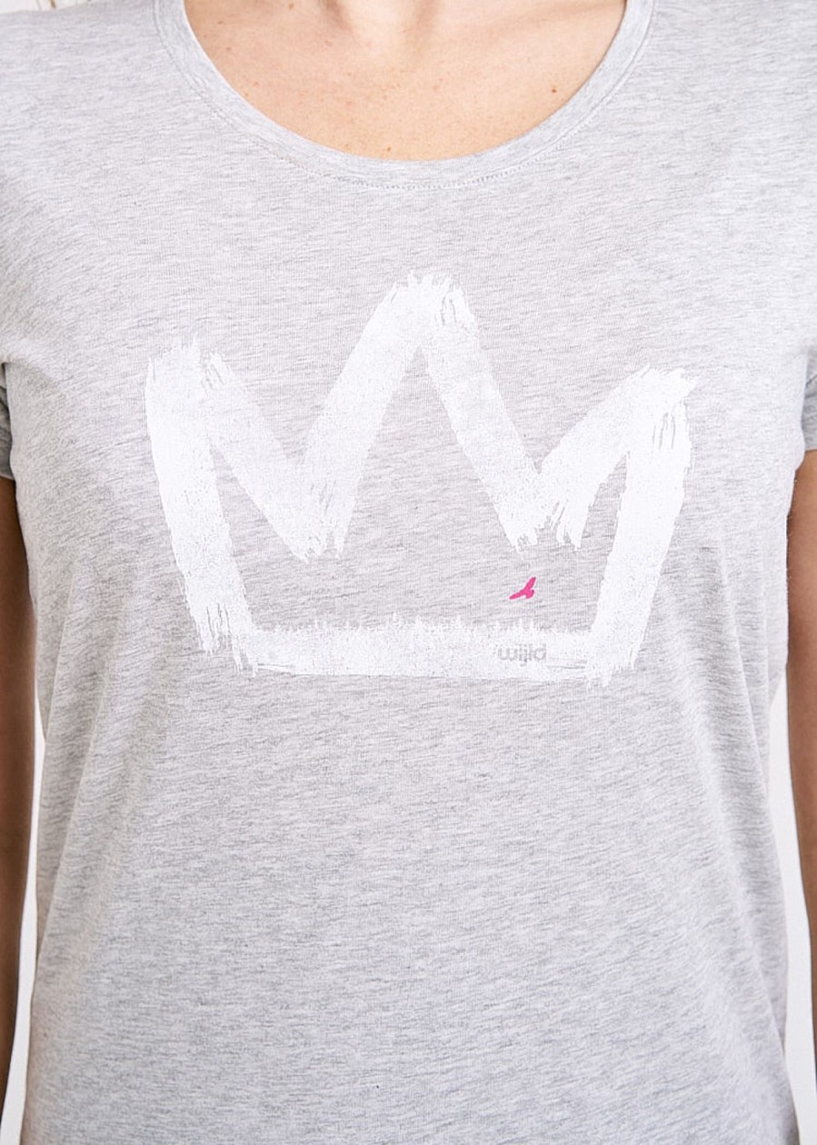 Damen wijld Motiv Shirts | Damen Forest Crown Woodshirt