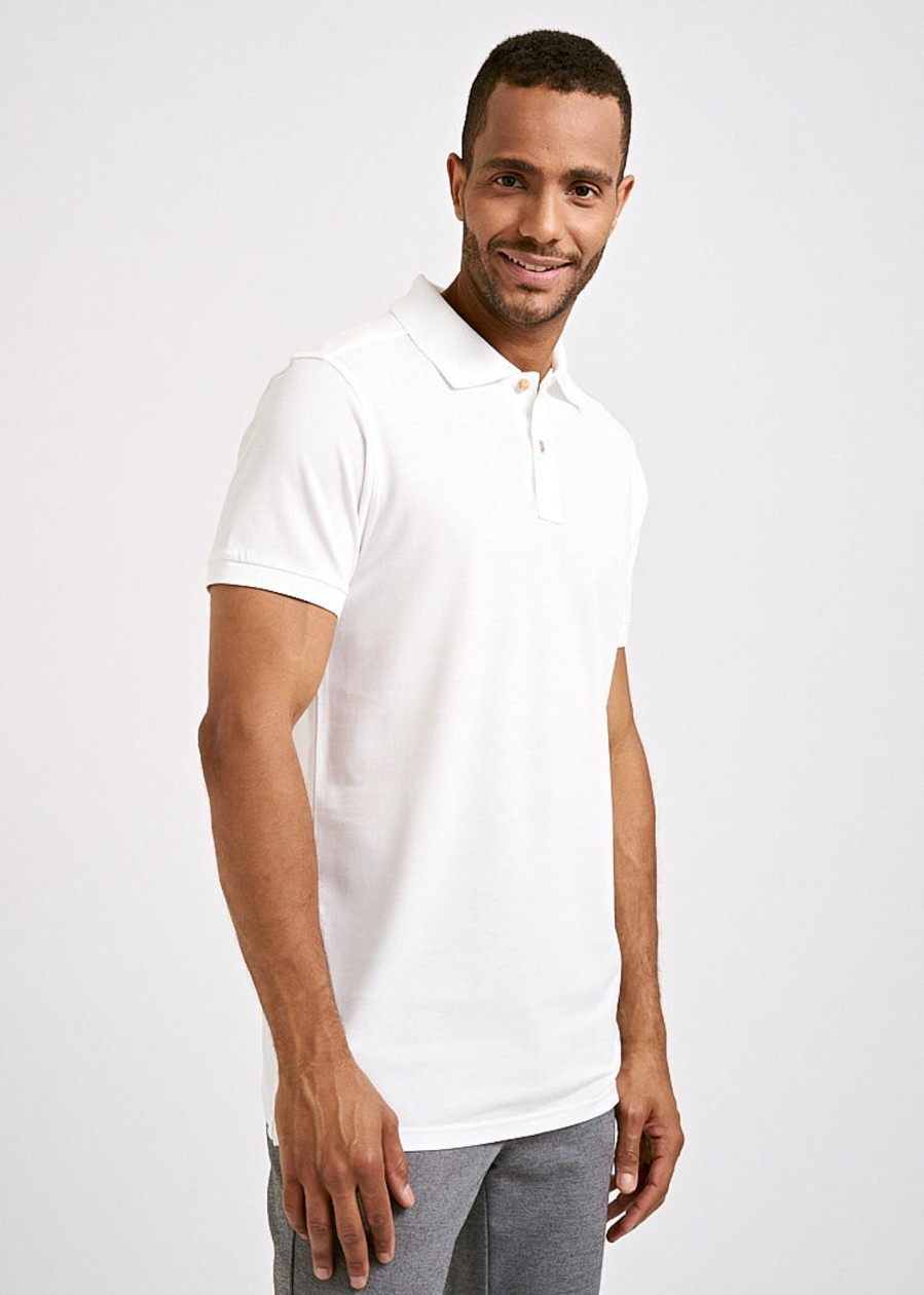 Herren wijld Poloshirts | Herren Polo-Shirt Bright White