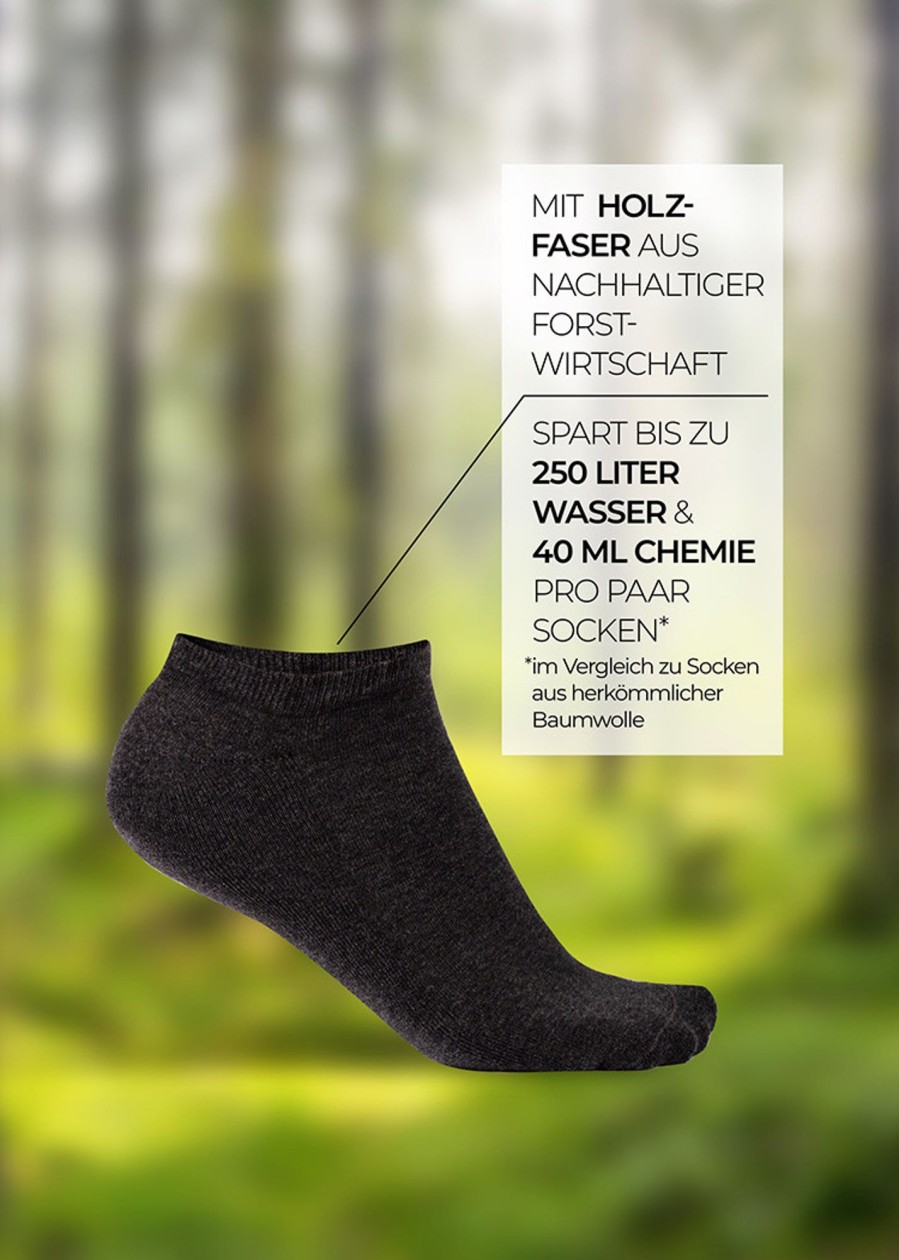 Herren wijld Socken | Sneaker Socken Anthrazit