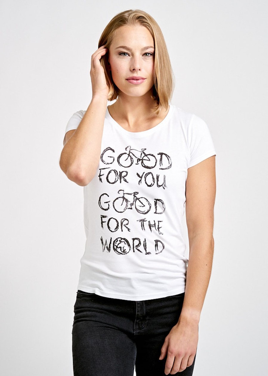 Damen wijld Motiv Shirts | Damen Good For The World Woodshirt