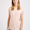 Damen wijld T-Shirts | Damen Woodshirt Kimono Smoked Rose