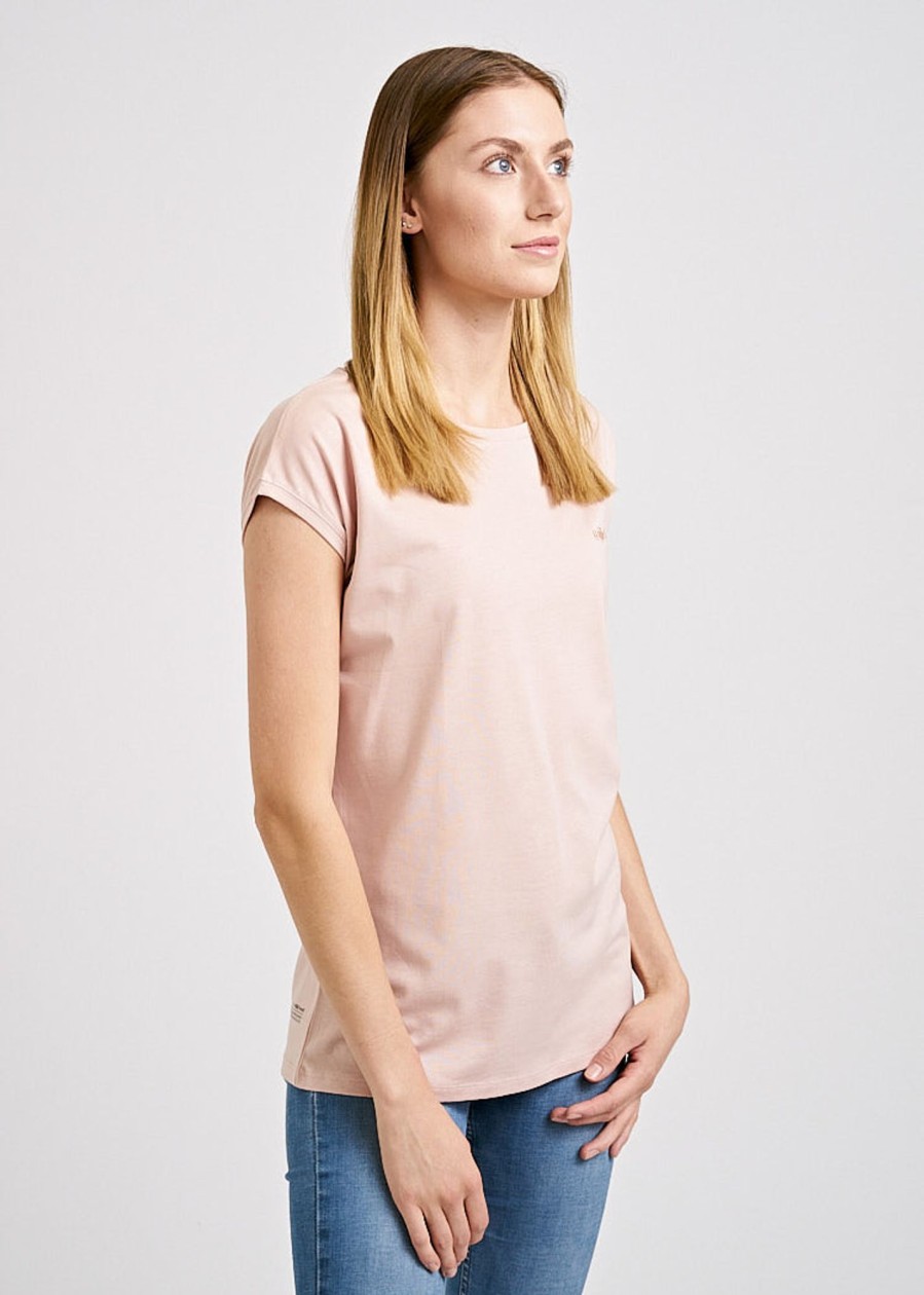 Damen wijld T-Shirts | Damen Woodshirt Kimono Smoked Rose