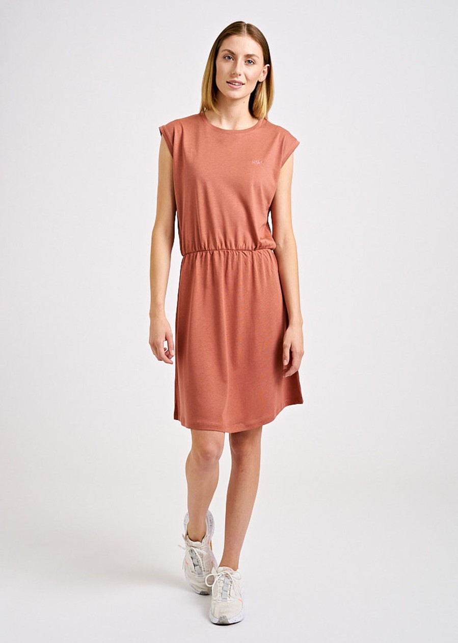 Damen wijld Kleider | Damen Armelloses Kleid Copper Red