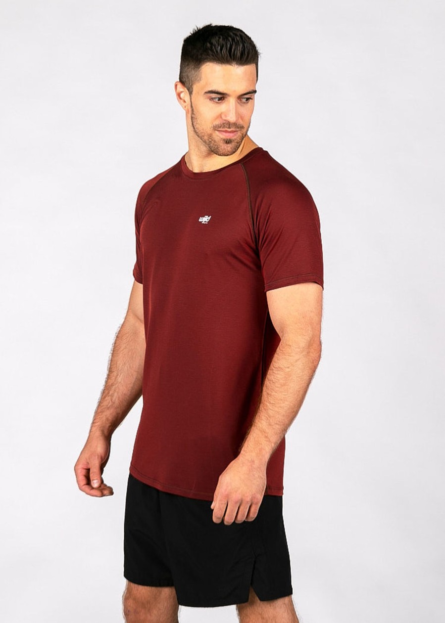 Herren wijld Shirts & Tops | Herren Sportshirt Dark Red