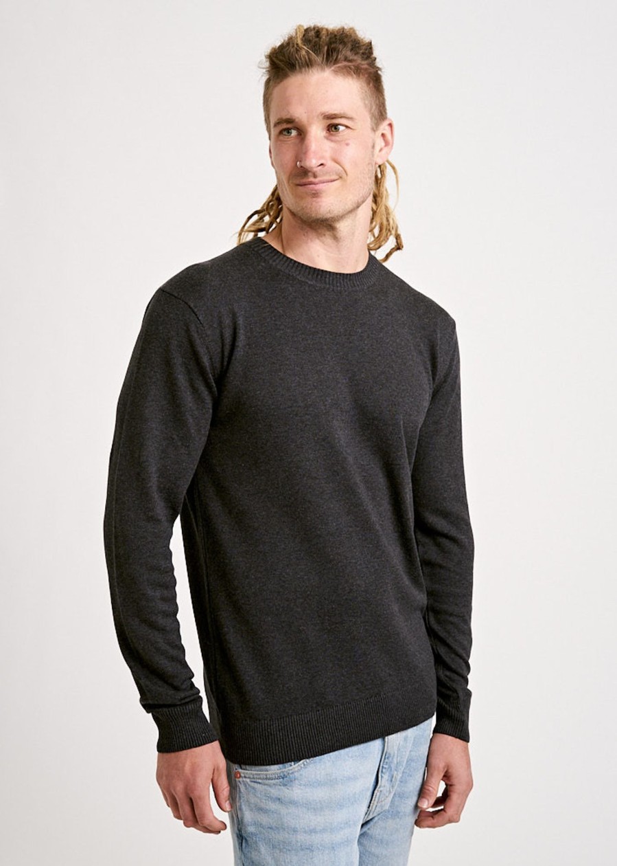 Herren wijld Pullover | Herren Strickpullover Anthrazit