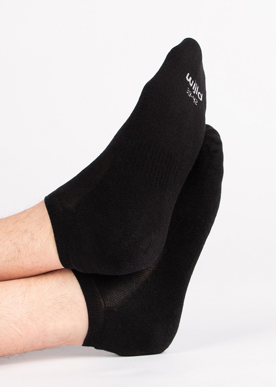 Herren wijld Socken | Sneaker Socken Black