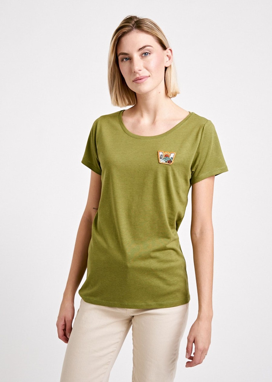 Damen wijld Patch Shirts | Damen Woodshirt Regular Wijld View