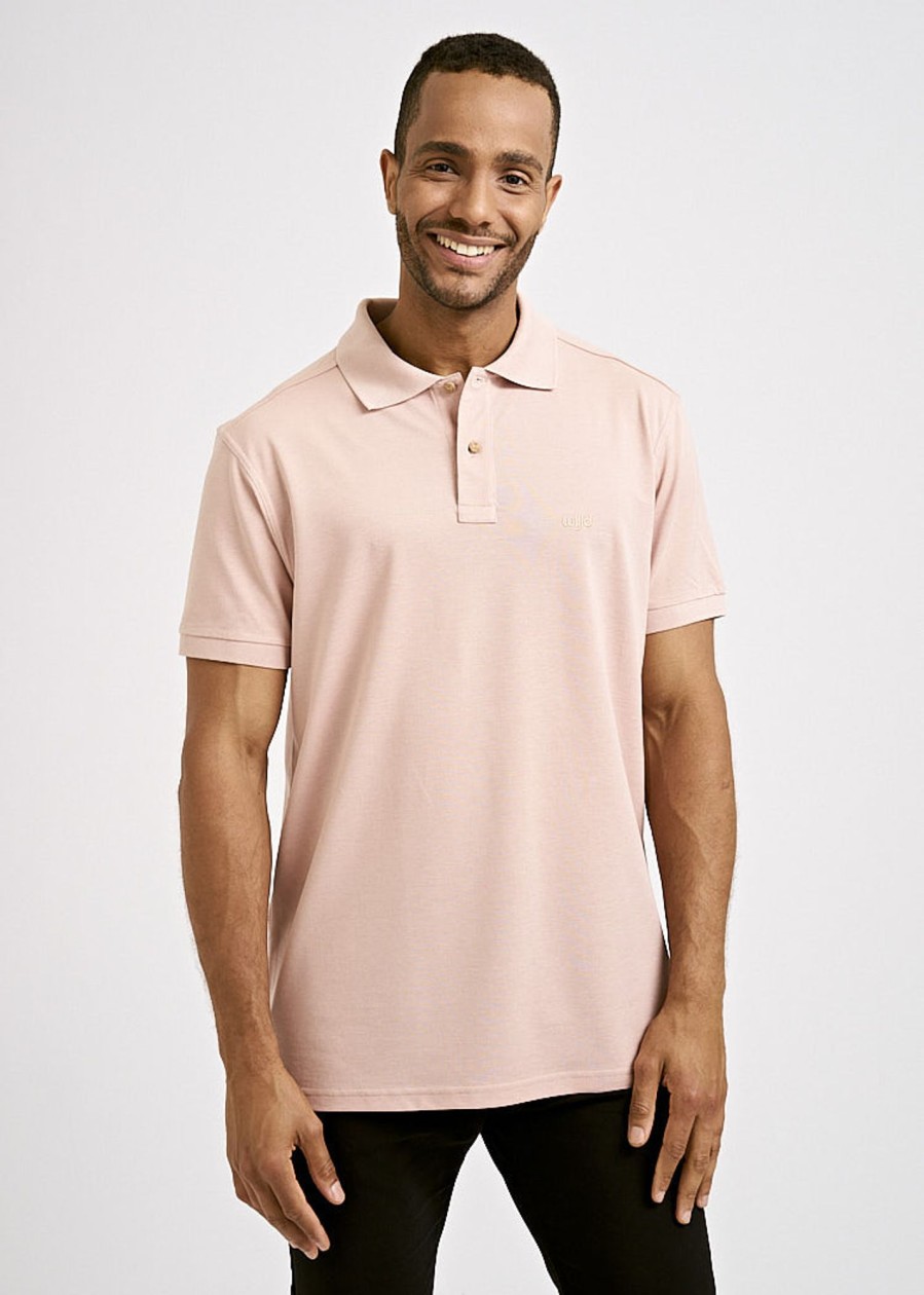 Herren wijld Poloshirts | Herren Polo-Shirt Smoked Rose