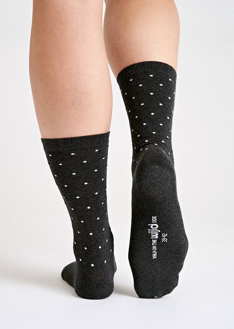 Herren wijld Socken | Socken Mit Punkten Anthrazit