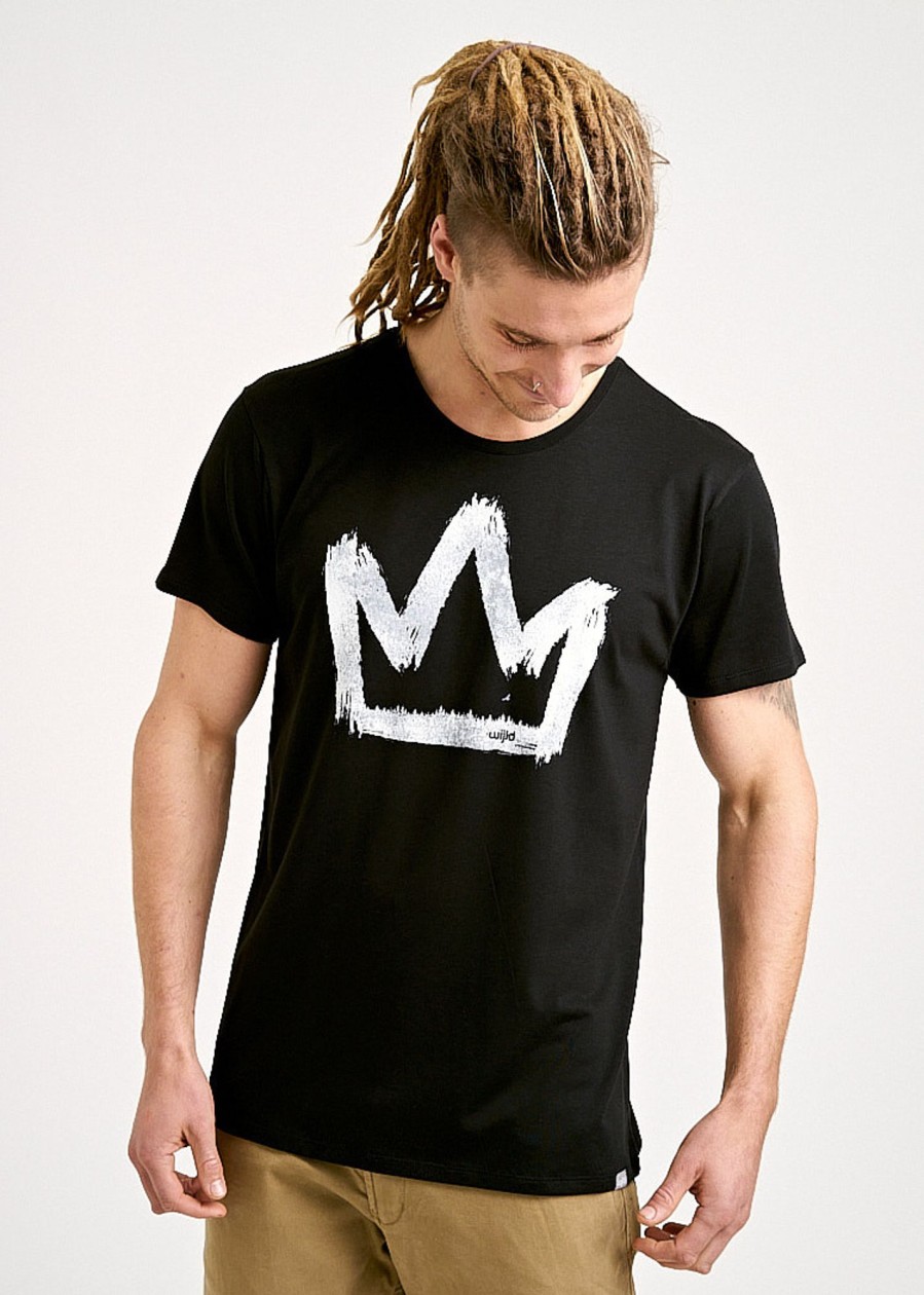 Herren wijld Motiv Shirts | Herren Forest Crown Woodshirt